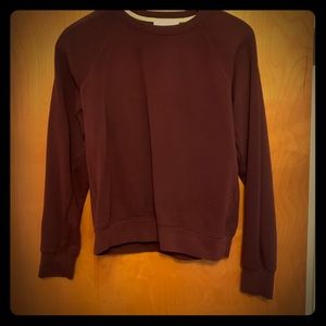 Everlane French terry crew neck sweatshirt